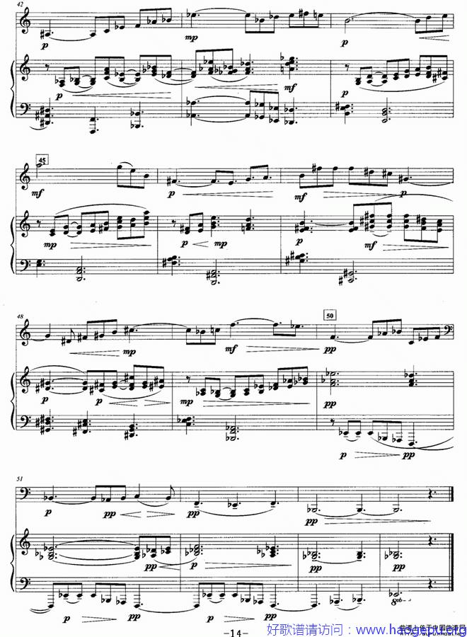 奏鸣曲(三)(圆号+钢琴)P4歌谱